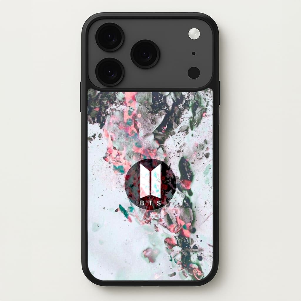 K-Pop Band Marble Logo Phone Case for iPhone 17 Pro Max