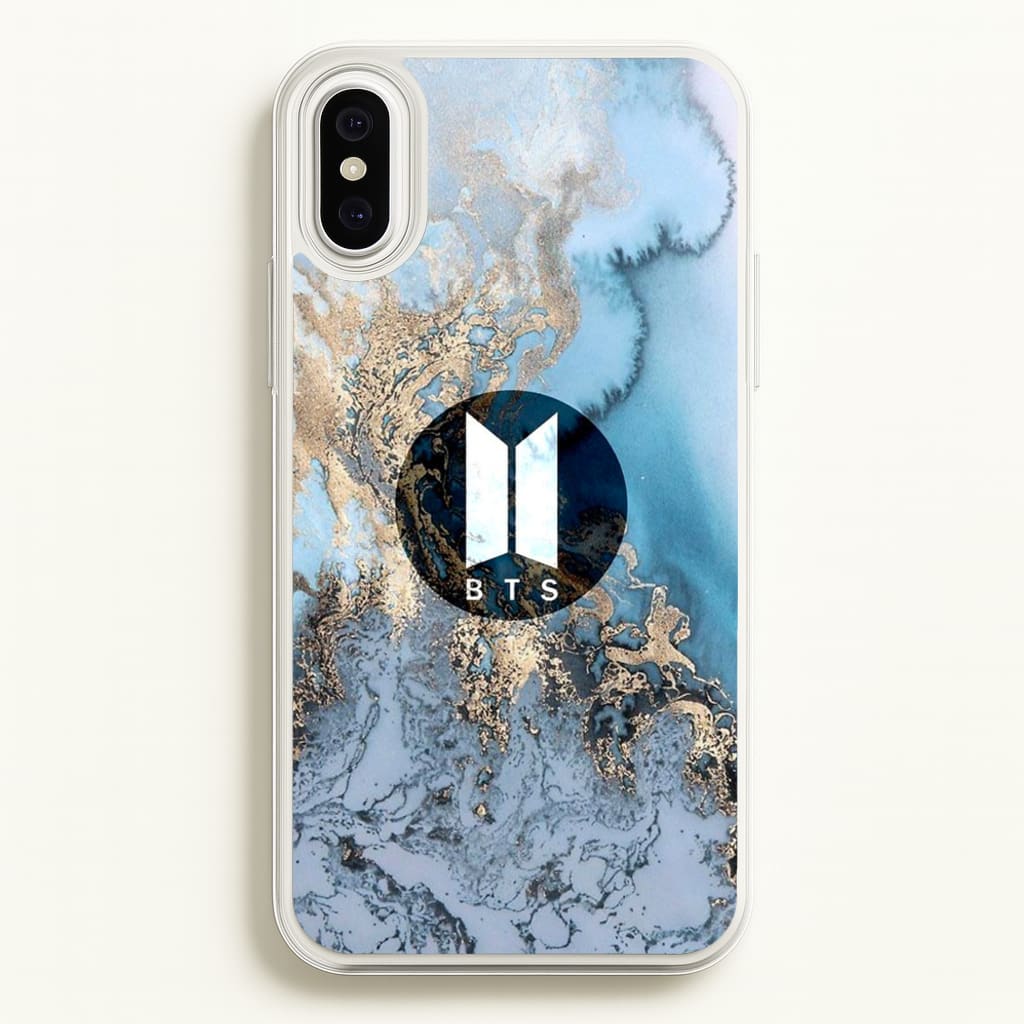 K-Pop Band Logo Marble - BTS Phone Case for iPhone XS Max