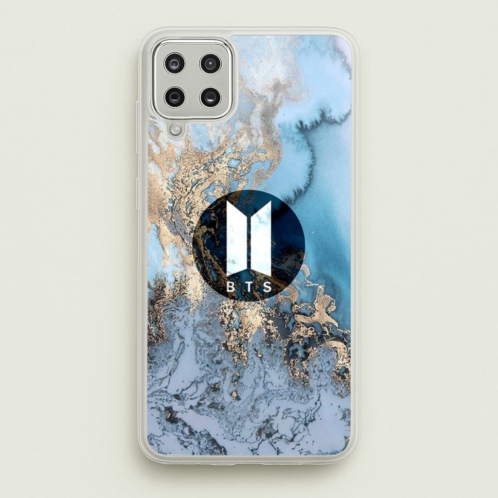 K-Pop Band Logo Marble - BTS Phone Case for Galaxy A12