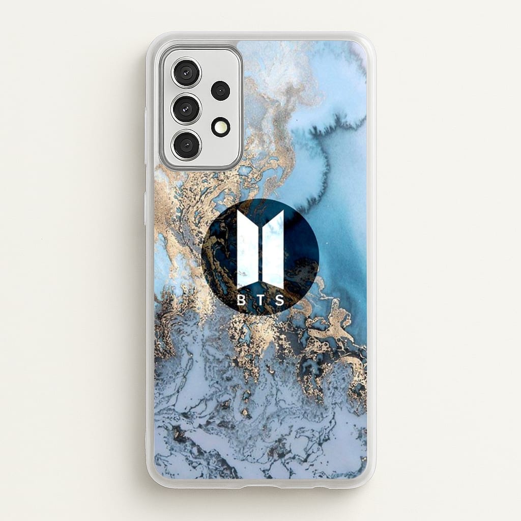 K-Pop Band Logo Marble - BTS Phone Case for Galaxy A52 / A52s