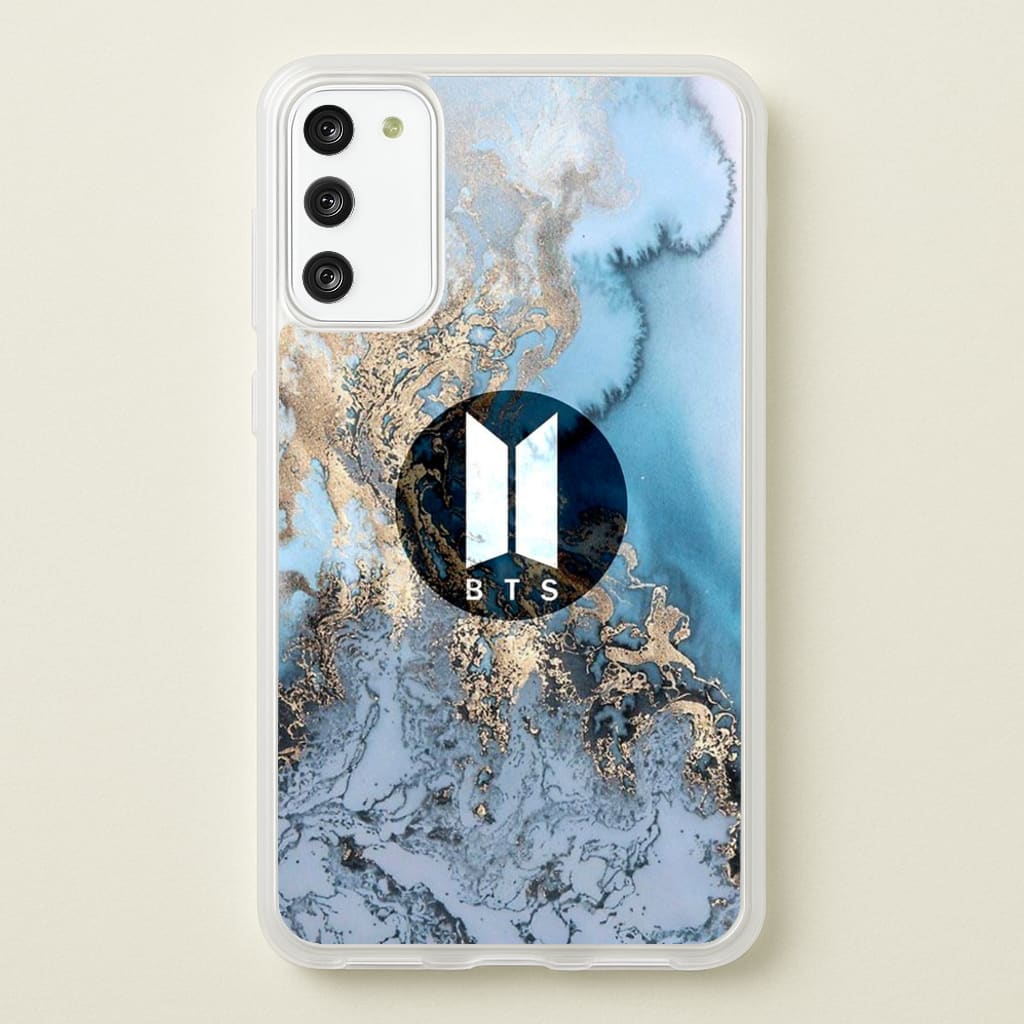 K-Pop Band Logo Marble - BTS Phone Case for Galaxy A41