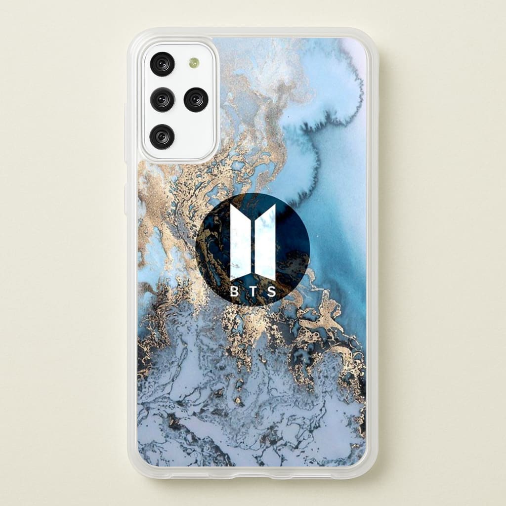 K-Pop Band Logo Marble - BTS Phone Case for Galaxy S20 Plus
