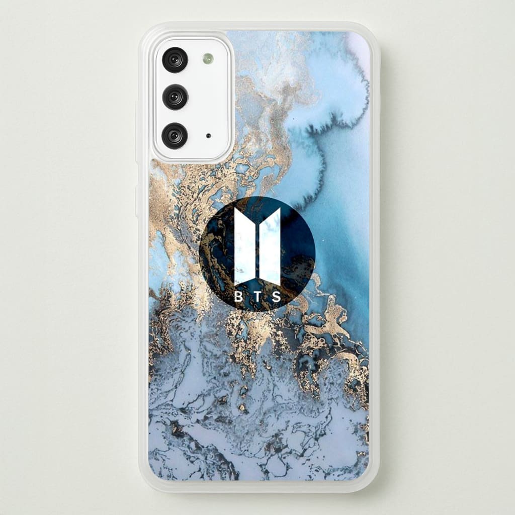 K-Pop Band Logo Marble - BTS Phone Case for Galaxy Note 20