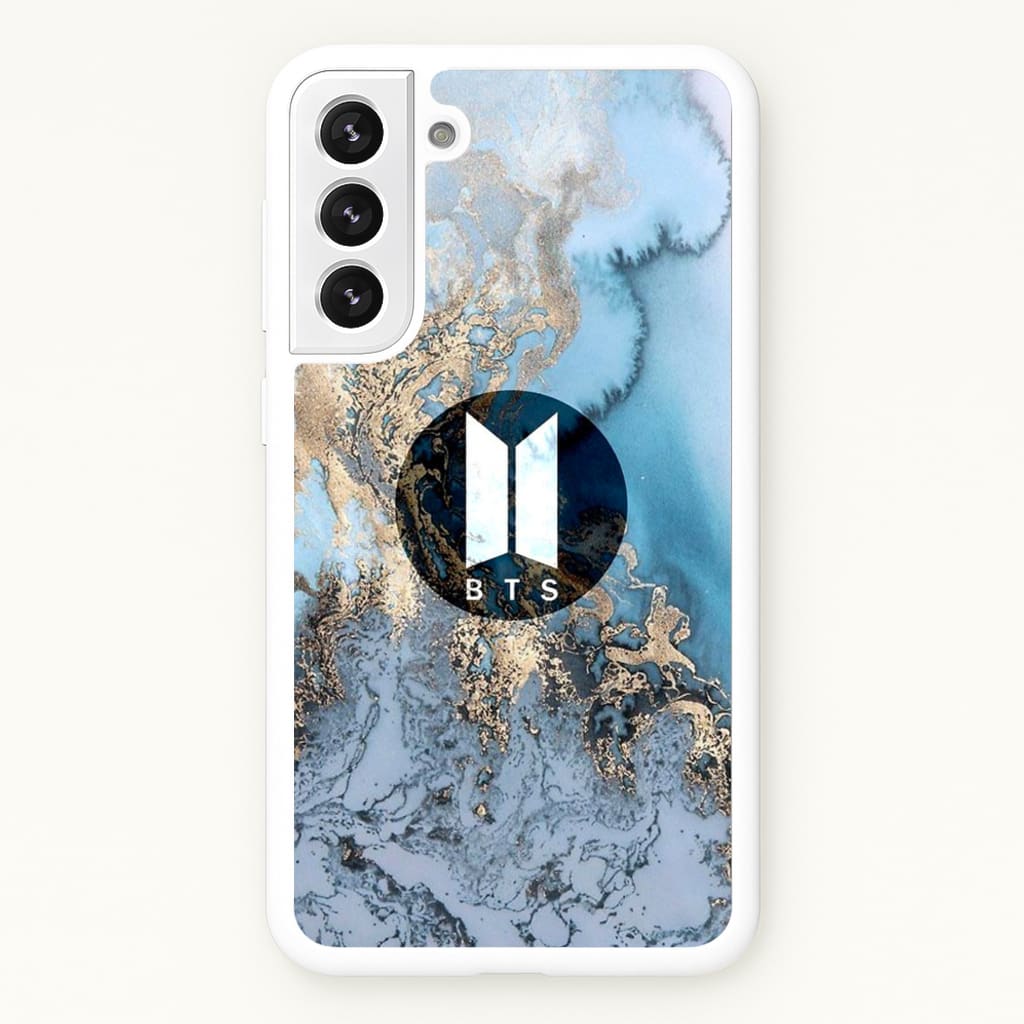 K-Pop Band Logo Marble - BTS Phone Case for Galaxy S22 Plus