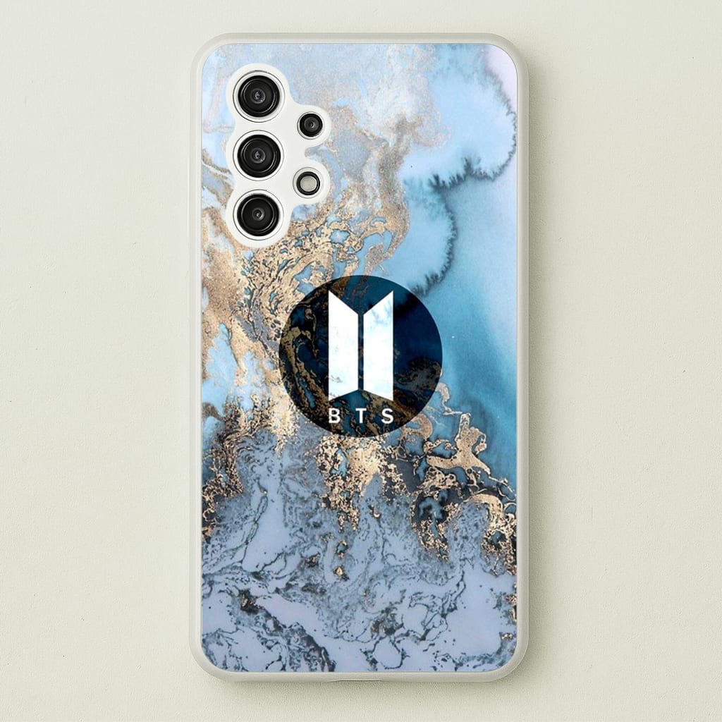 K-Pop Band Logo Marble - BTS Phone Case for Galaxy A13