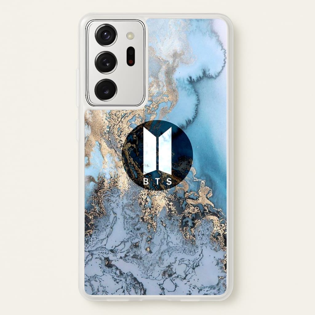 K-Pop Band Logo Marble - BTS Phone Case for Galaxy Note 20 Ultra