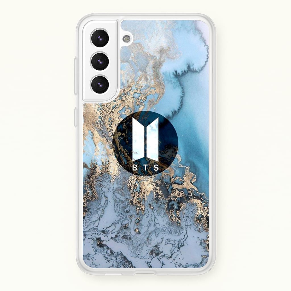 K-Pop Band Logo Marble - BTS Phone Case for Galaxy S22