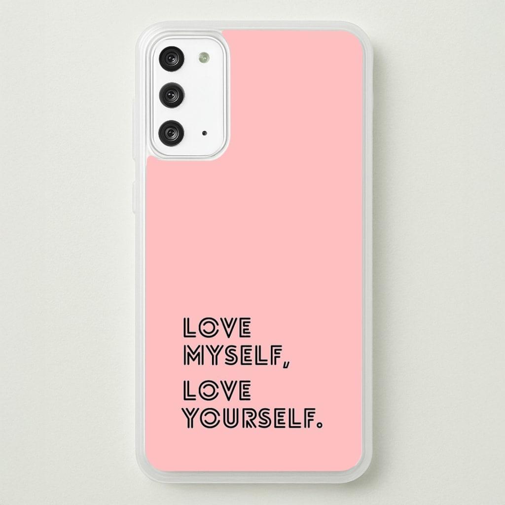 Love Myself, Love Yourself K-Pop Band - Phone Case for Galaxy Note 20