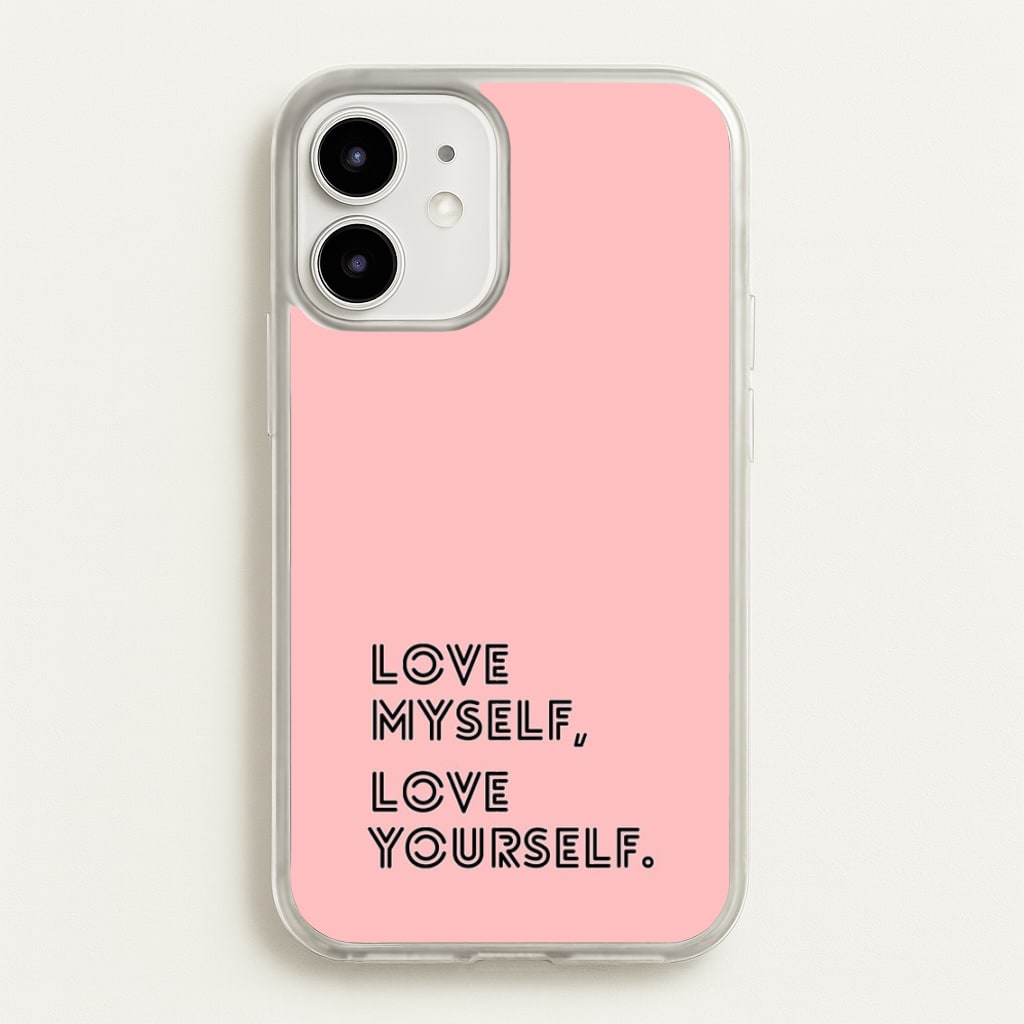 Love Myself, Love Yourself K-Pop Band - Phone Case for iPhone 12 / 12 Pro