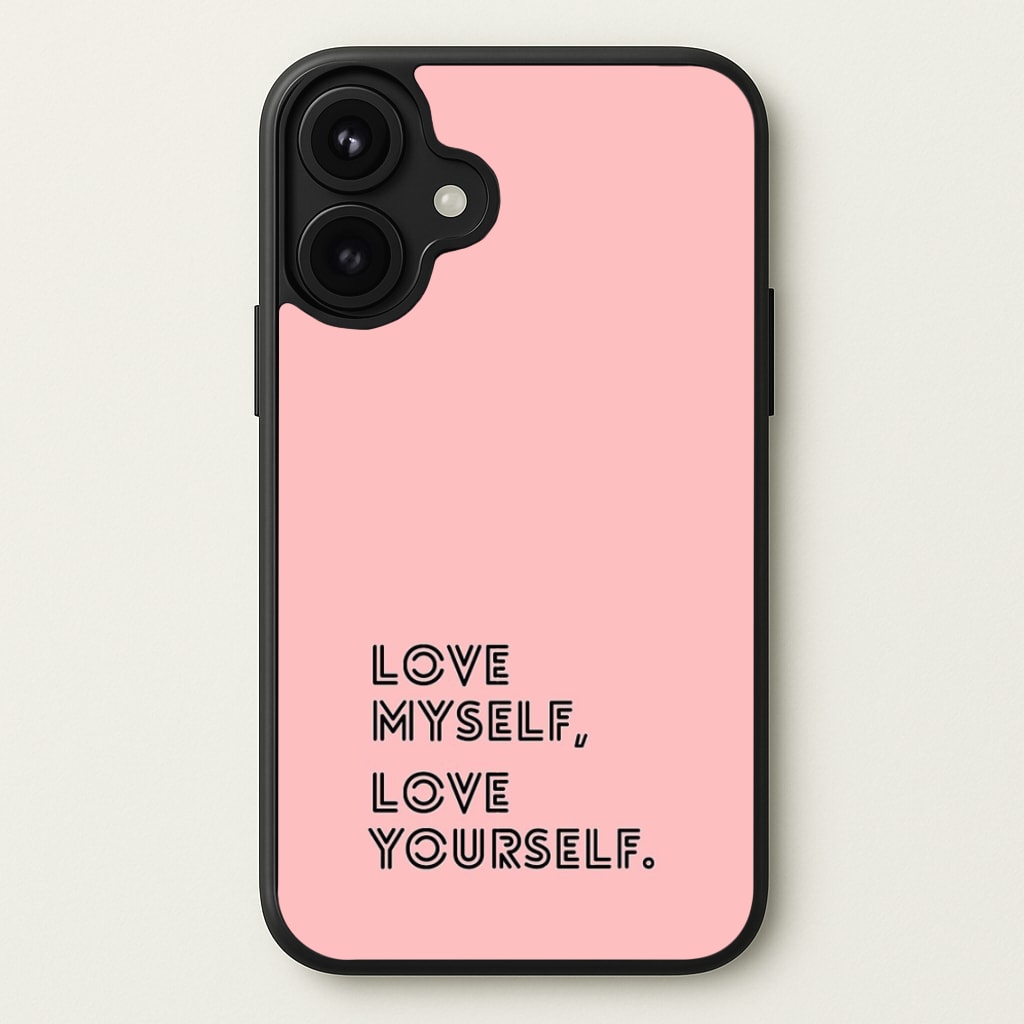Love Myself, Love Yourself K-Pop Band Phone Case for iPhone 17