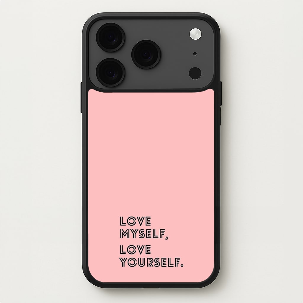 Love Myself, Love Yourself K-Pop Band Phone Case for iPhone 17 Pro Max