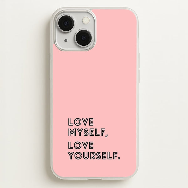 Love Myself, Love Yourself K-Pop Band - Phone Case for iPhone 13 Mini