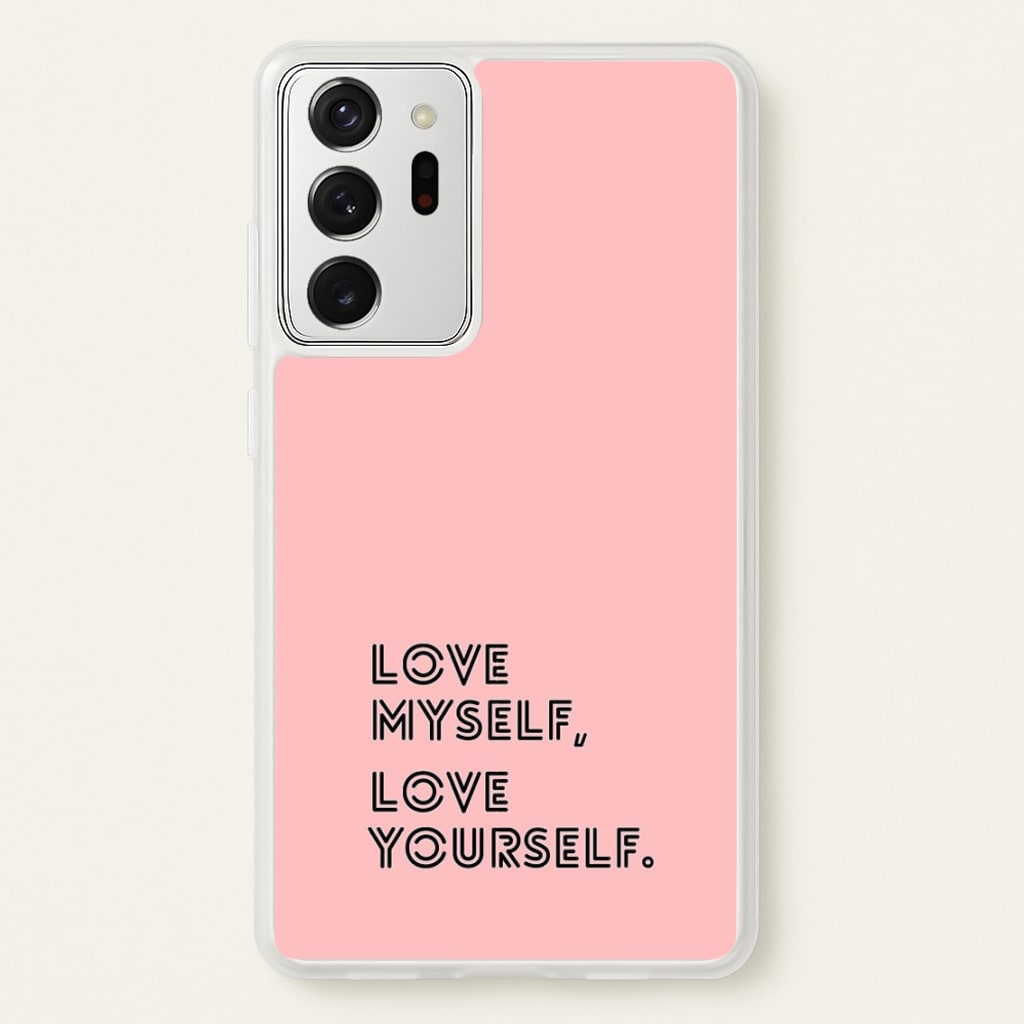 Love Myself, Love Yourself K-Pop Band - Phone Case for Galaxy Note 20 Ultra