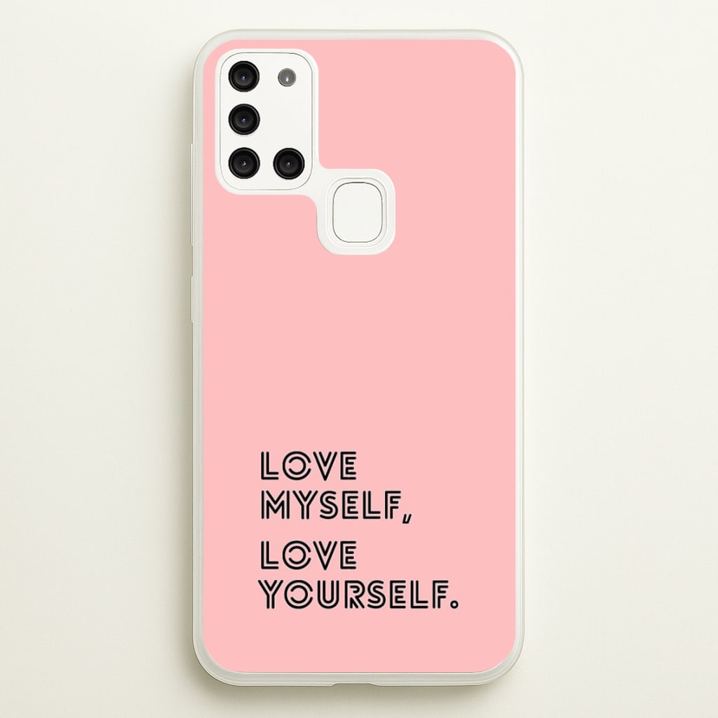 Love Myself, Love Yourself K-Pop Band - Phone Case for Galaxy A21s