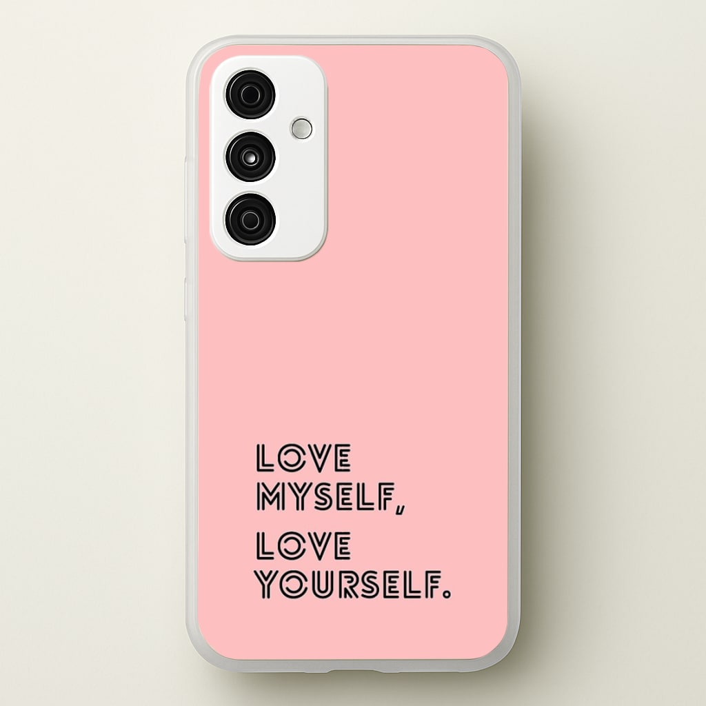 Love Myself, Love Yourself K-Pop Band - Phone Case for Galaxy A55