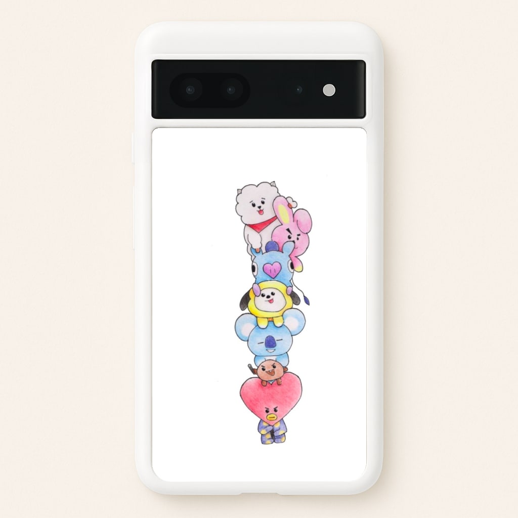 K-Pop Band BT21 Drawing - Phone Case for Google Pixel 7