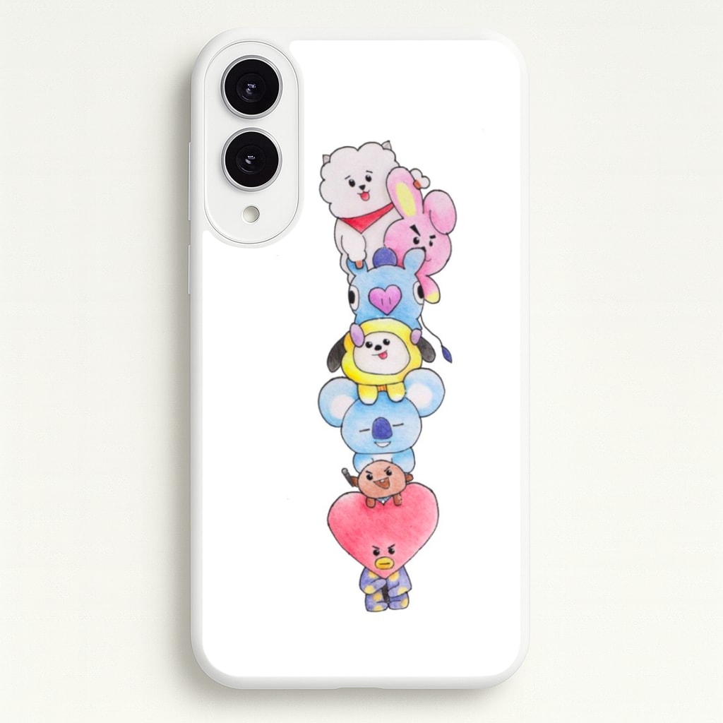 K-Pop Band BT21 Drawing - Phone Case for Galaxy S25 Edge