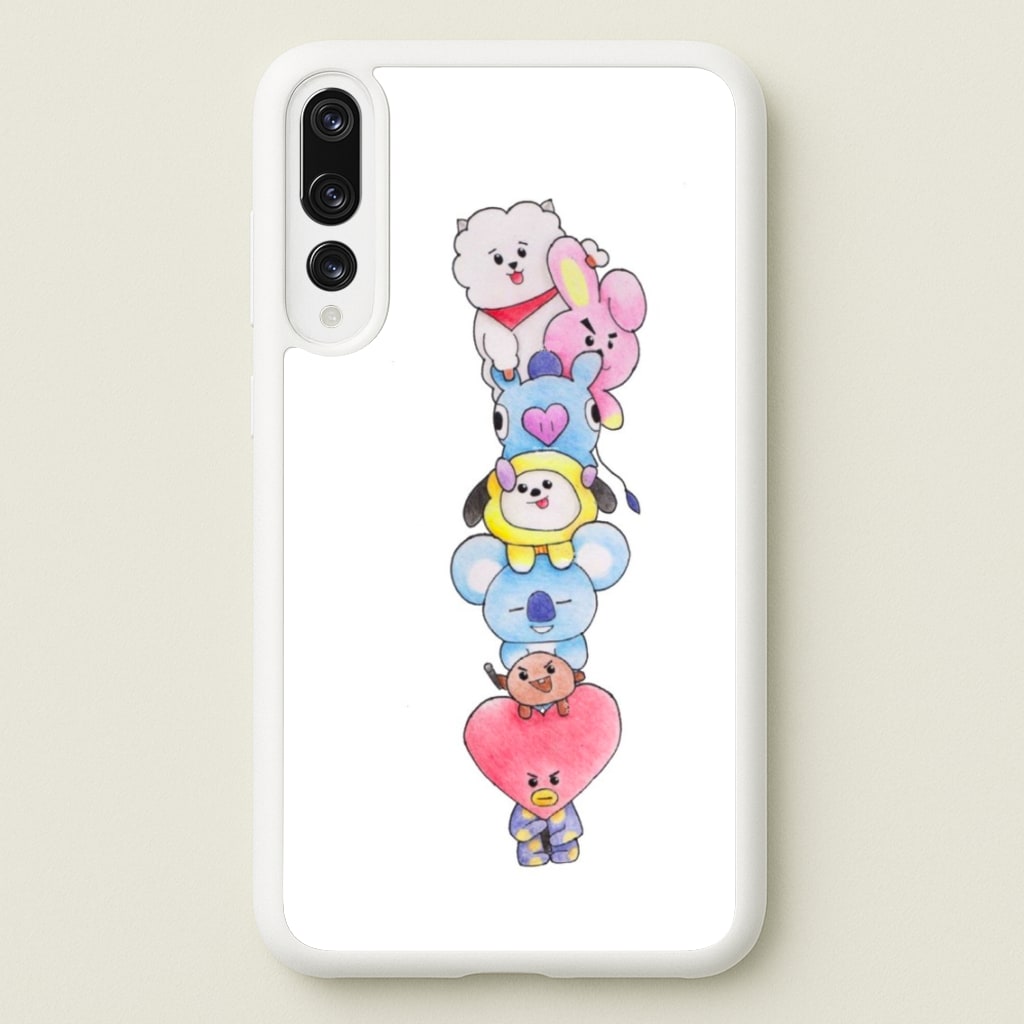 K-Pop Band BT21 Drawing - Phone Case for Huawei P20 Pro