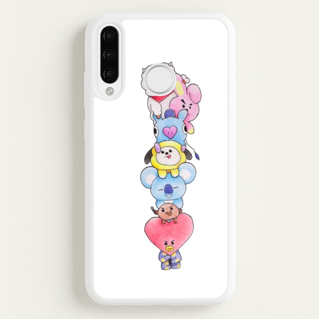 K-Pop Band BT21 Drawing - Phone Case for Huawei P30 Lite