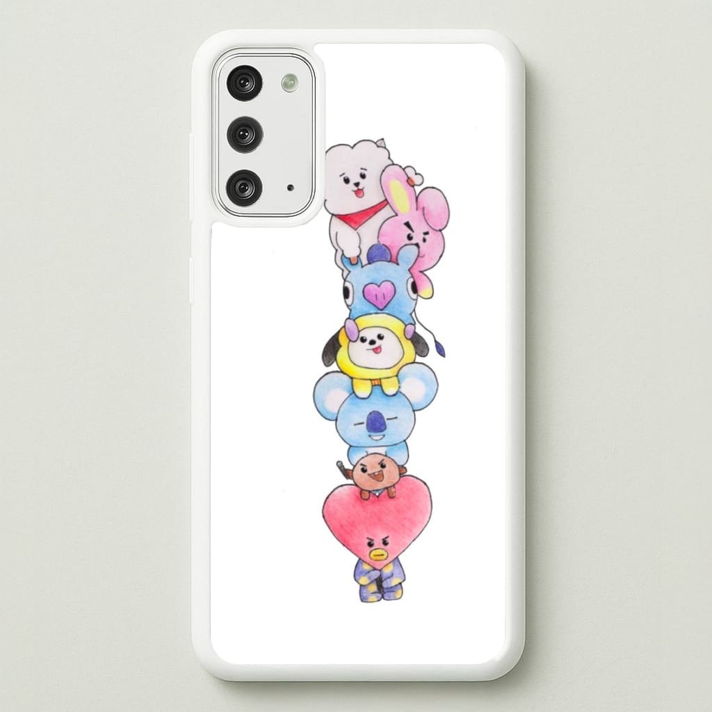 K-Pop Band BT21 Drawing - Phone Case for Galaxy Note 20