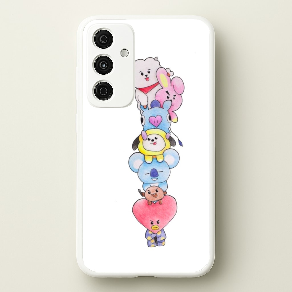 K-Pop Band BT21 Drawing - Phone Case for Galaxy A55