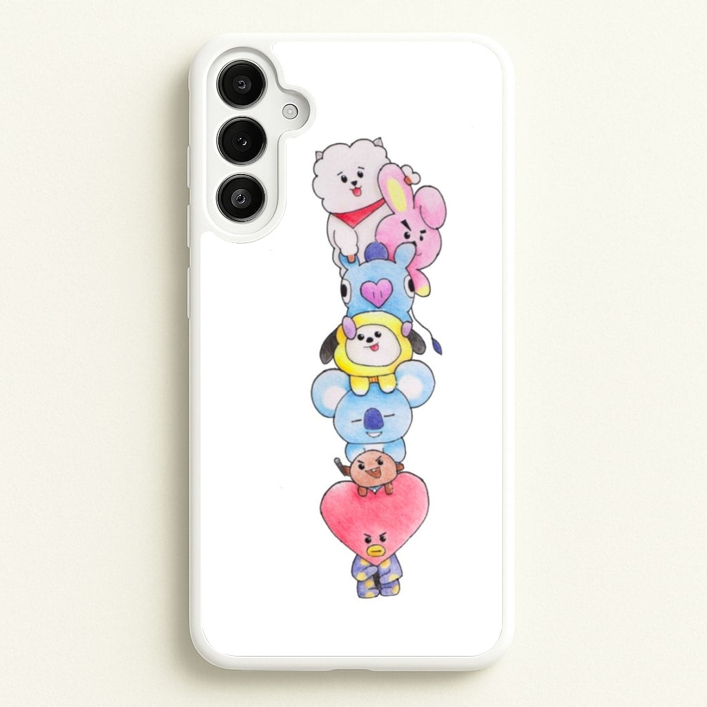 K-Pop Band BT21 Drawing - Phone Case for Galaxy A34
