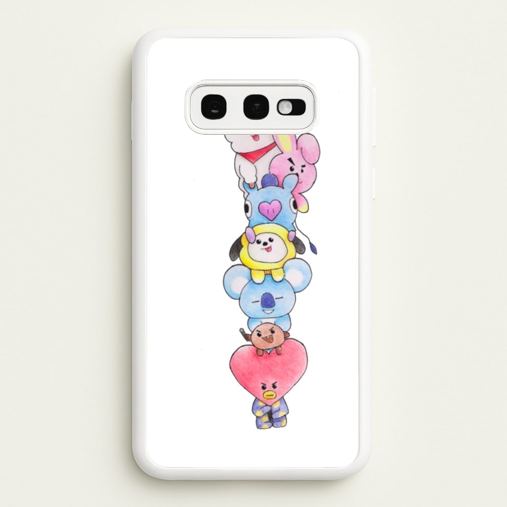 K-Pop Band BT21 Drawing - Phone Case for Galaxy S10e