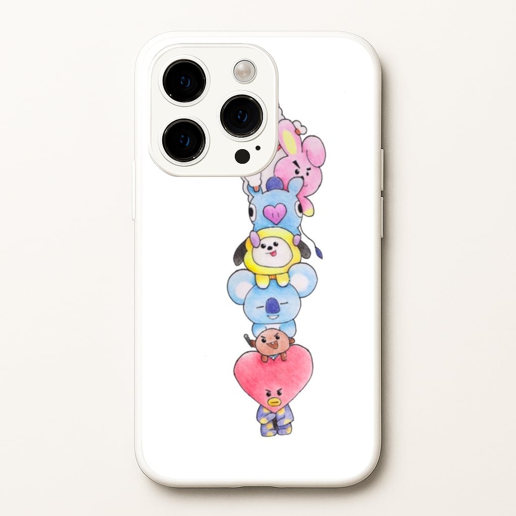 K-Pop Band BT21 Drawing - Phone Case for iPhone 14 Pro Max