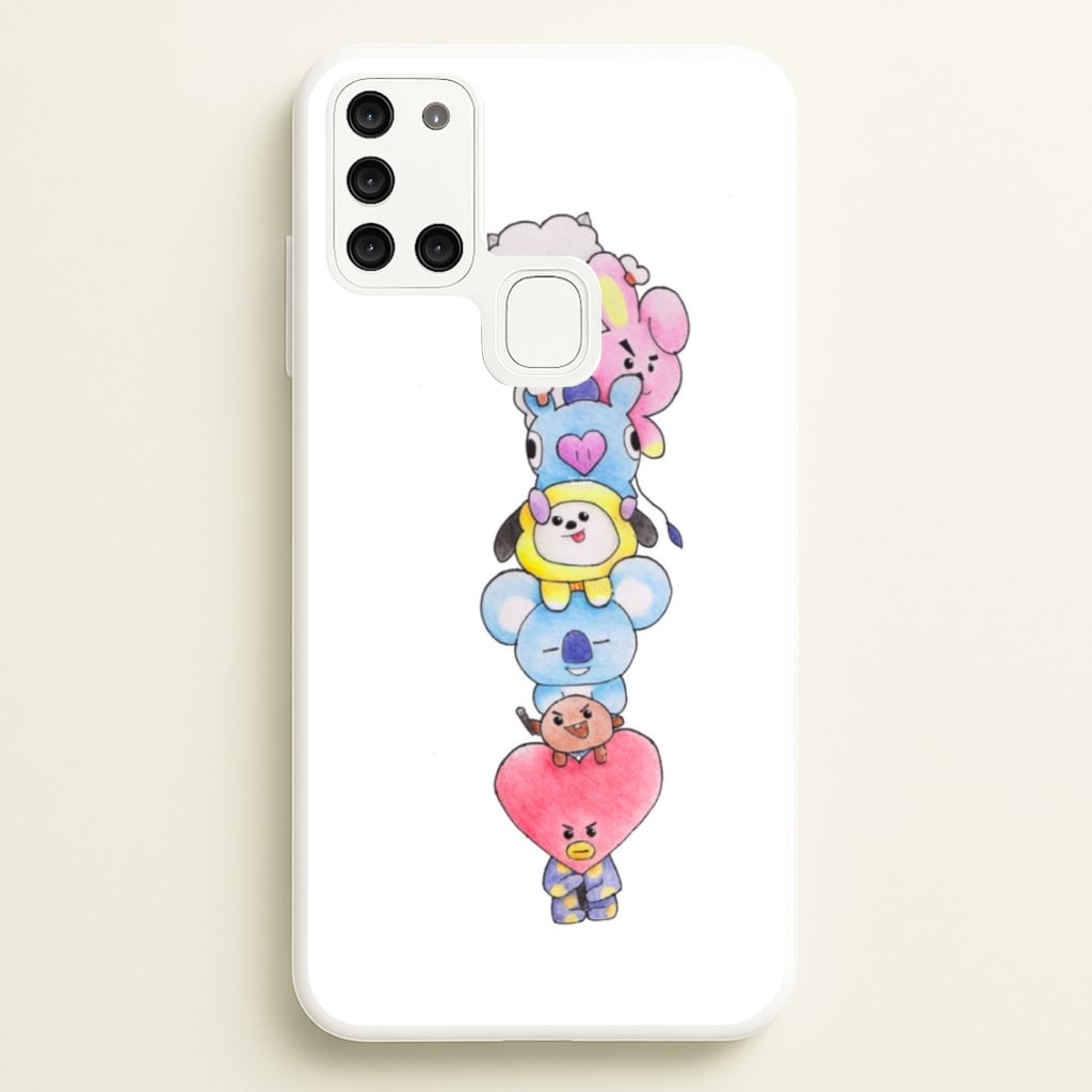 K-Pop Band BT21 Drawing - Phone Case for Galaxy A21s