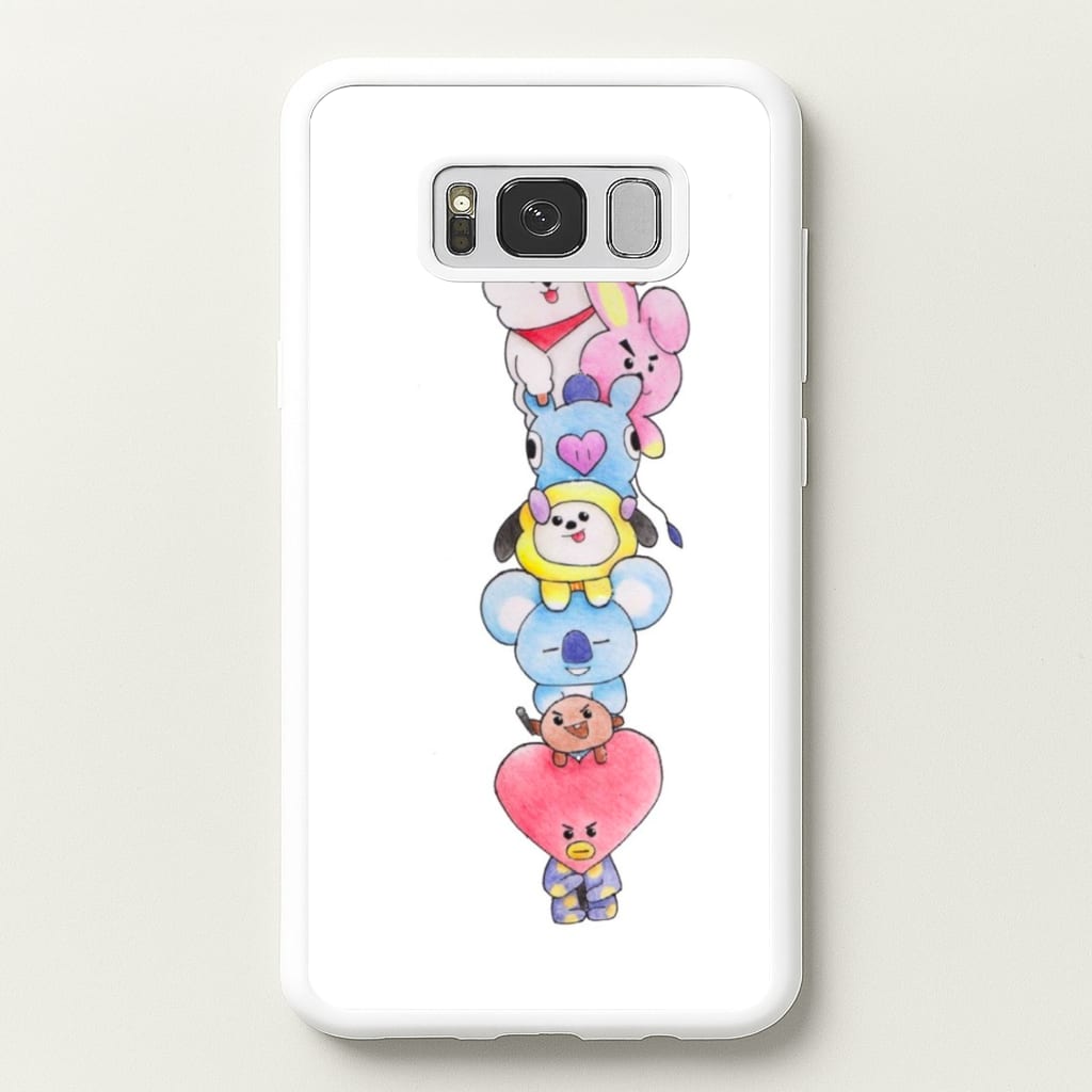 K-Pop Band BT21 Drawing - Phone Case for Galaxy S8 Plus