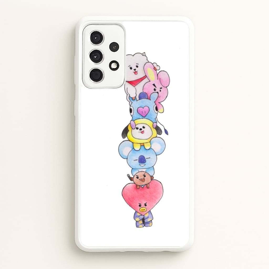 K-Pop Band BT21 Drawing - Phone Case for Galaxy A52 / A52s