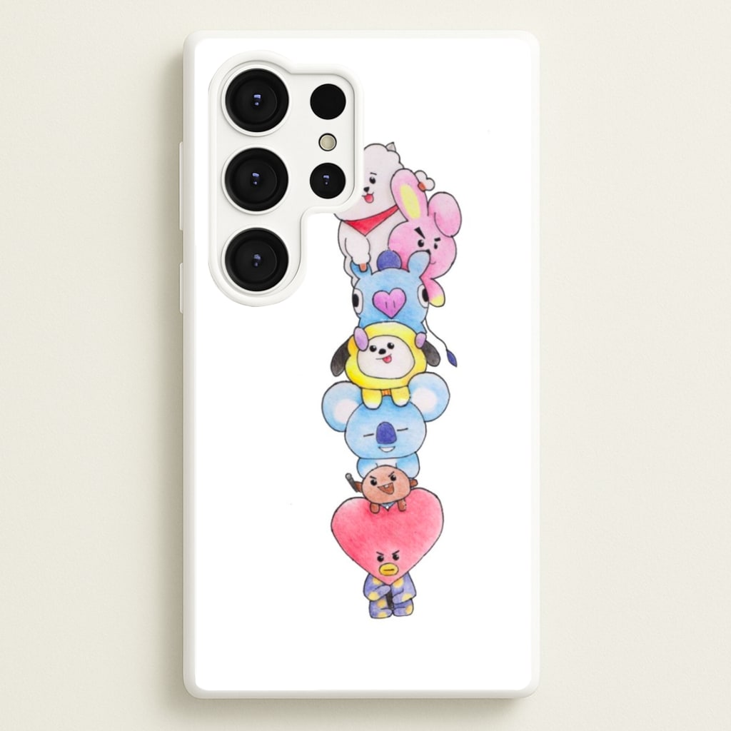 K-Pop Band BT21 Drawing - Phone Case for Galaxy S25 Ultra