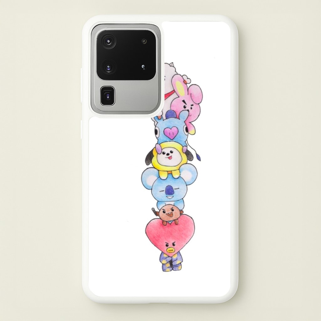K-Pop Band BT21 Drawing - Phone Case for Galaxy S20 Ultra