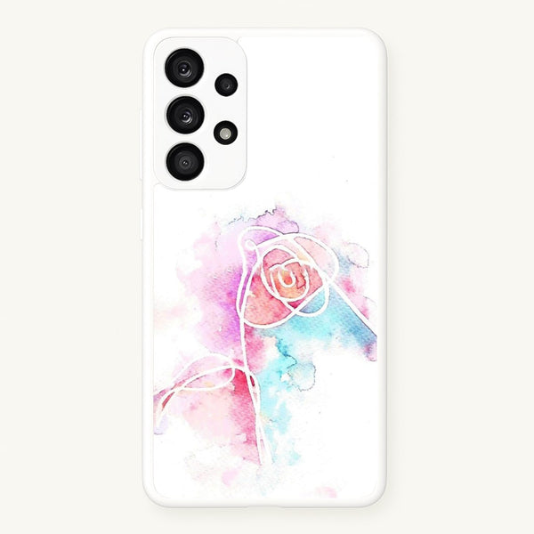 K-Pop Band Love Yourself Watercolour Painting - Phone Case for Galaxy A33
