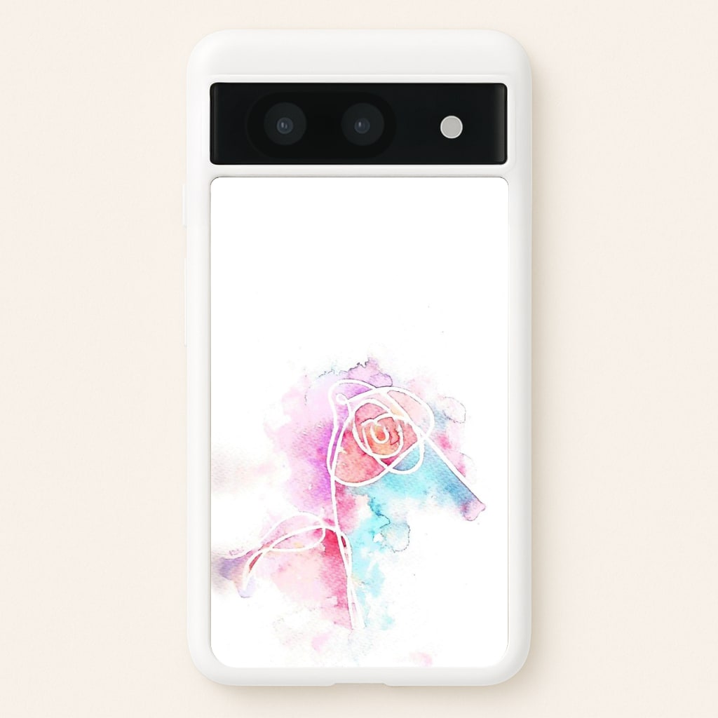 K-Pop Band Love Yourself Watercolour Painting - Phone Case for Google Pixel 8a