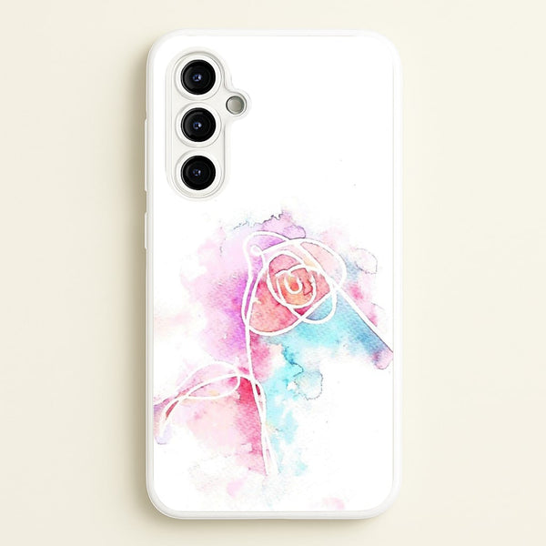 K-Pop Band Love Yourself Watercolour Painting - Phone Case for Galaxy A54