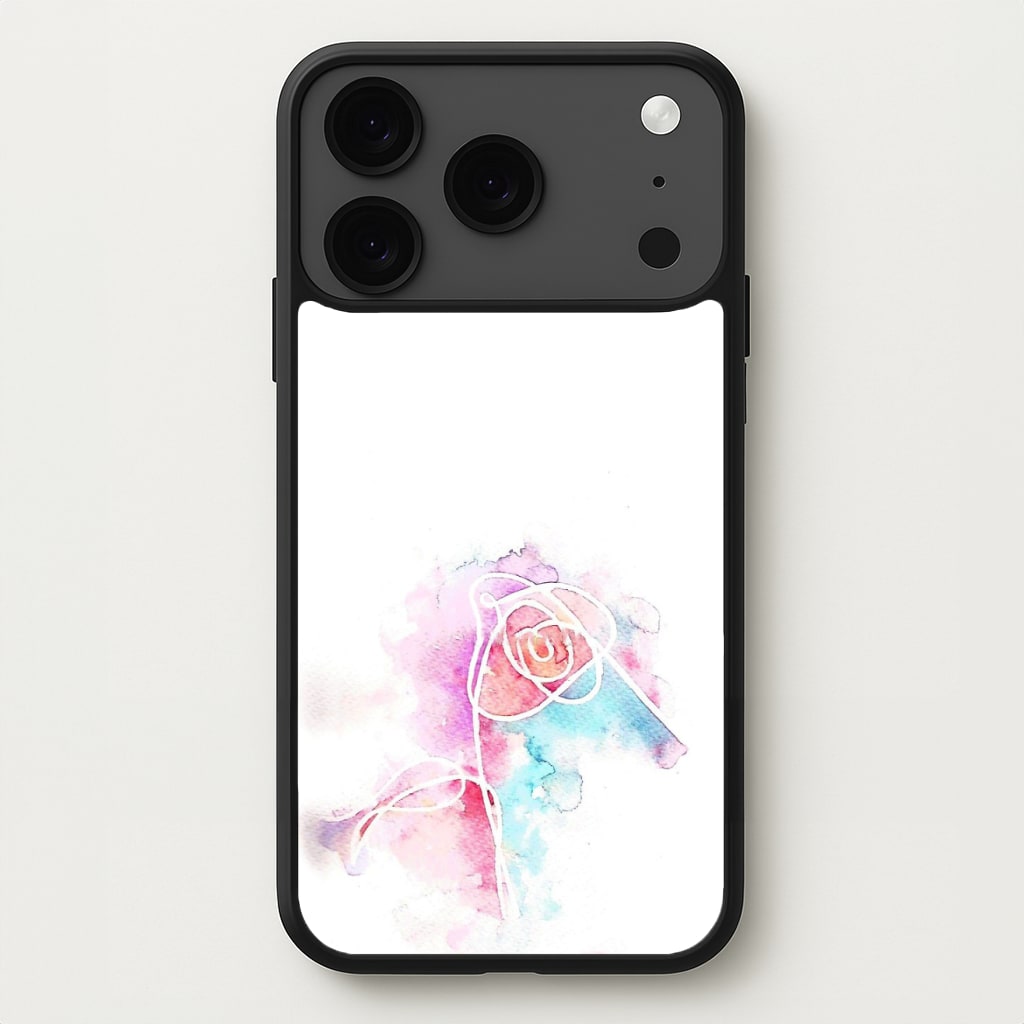 K-Pop Band Love Yourself Watercolour Painting Phone Case for iPhone 17 Pro