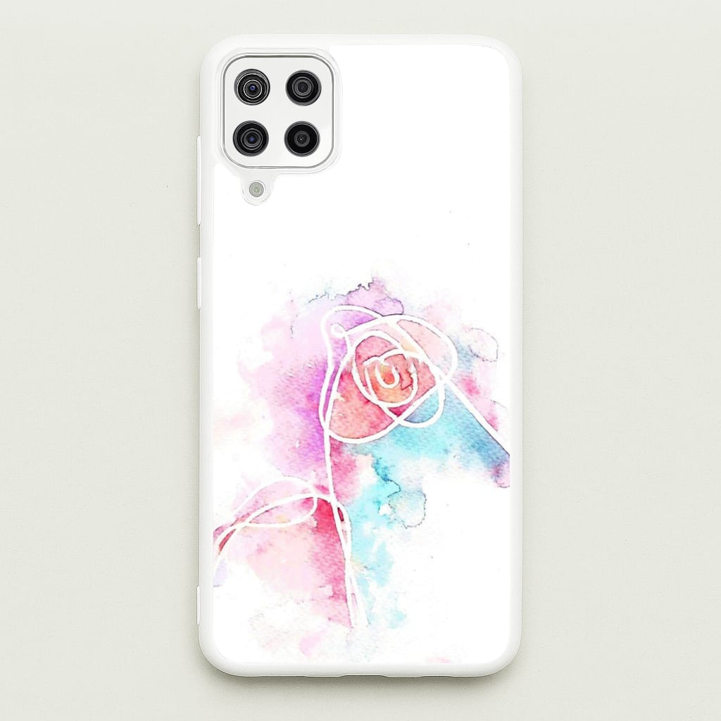 K-Pop Band Love Yourself Watercolour Painting - Phone Case for Galaxy A12