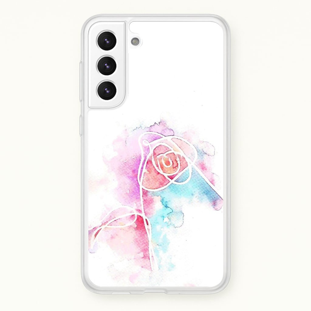 K-Pop Band Love Yourself Watercolour Painting - Phone Case for Galaxy S22 Plus