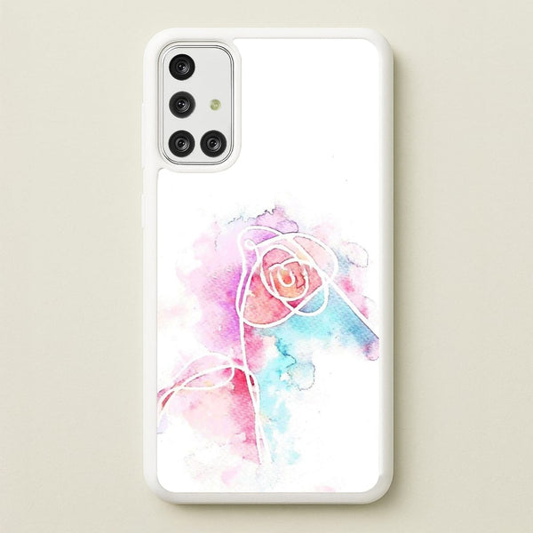 K-Pop Band Love Yourself Watercolour Painting - Phone Case for Galaxy A71