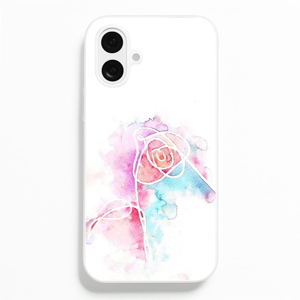 K-Pop Band Love Yourself Watercolour Painting Phone Case