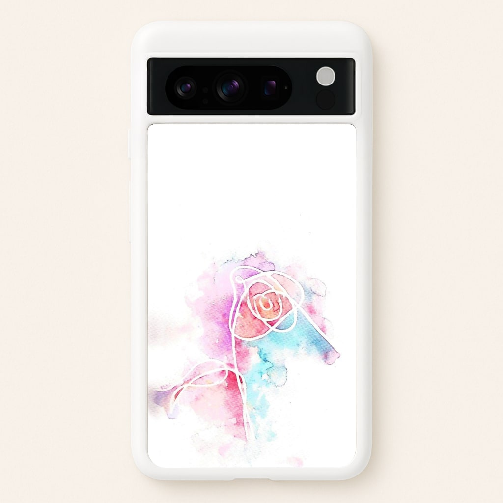 K-Pop Band Love Yourself Watercolour Painting - Phone Case for Google Pixel 8 Pro