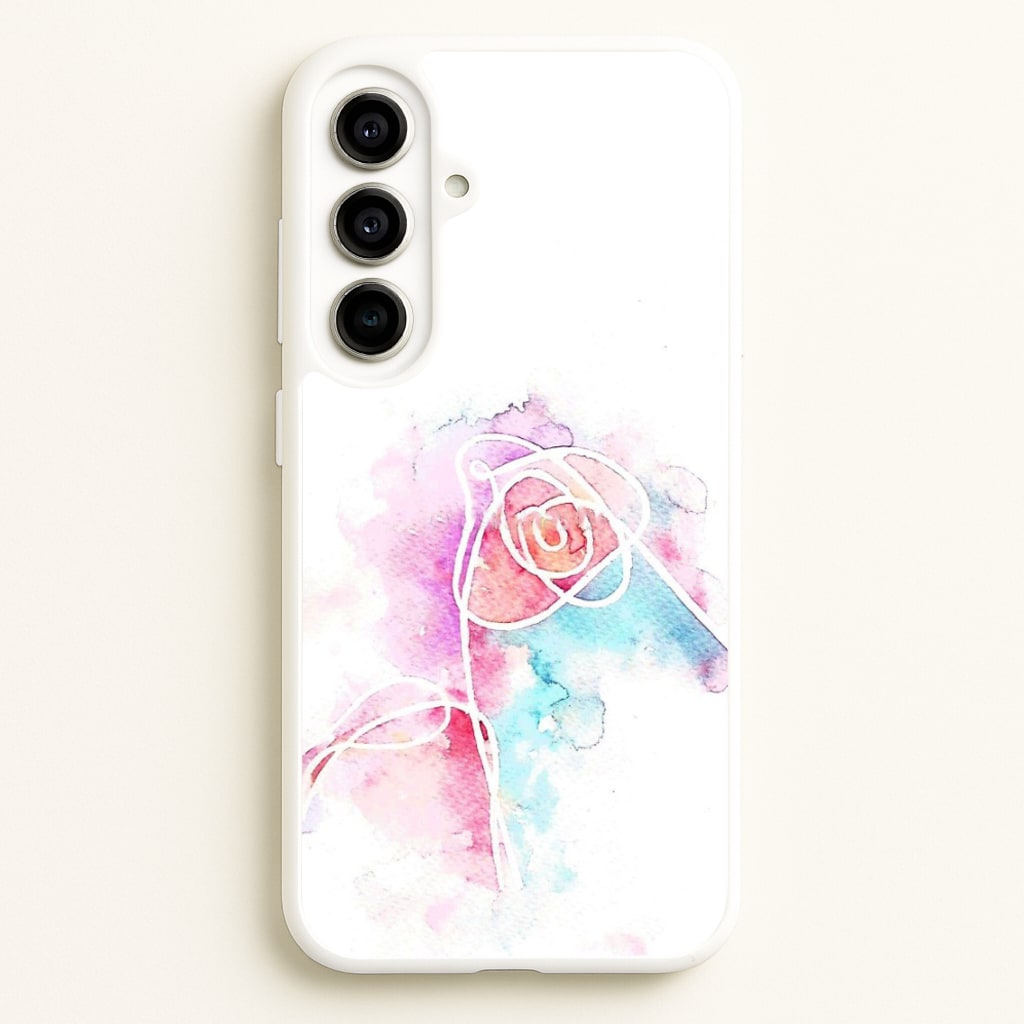 K-Pop Band Love Yourself Watercolour Painting - Phone Case for Galaxy A56