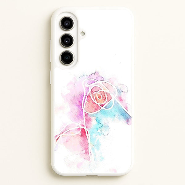 K-Pop Band Love Yourself Watercolour Painting - Phone Case for Galaxy A56