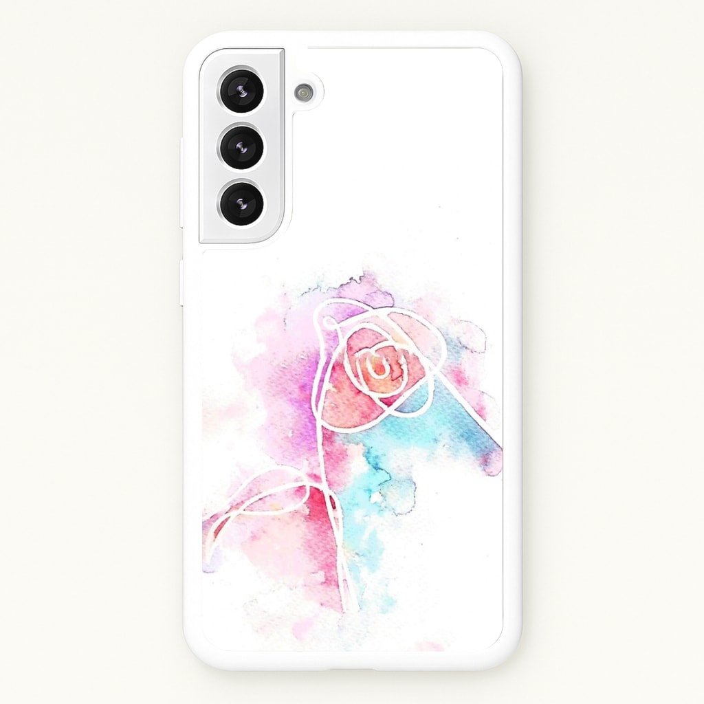 K-Pop Band Love Yourself Watercolour Painting - Phone Case for Galaxy S22
