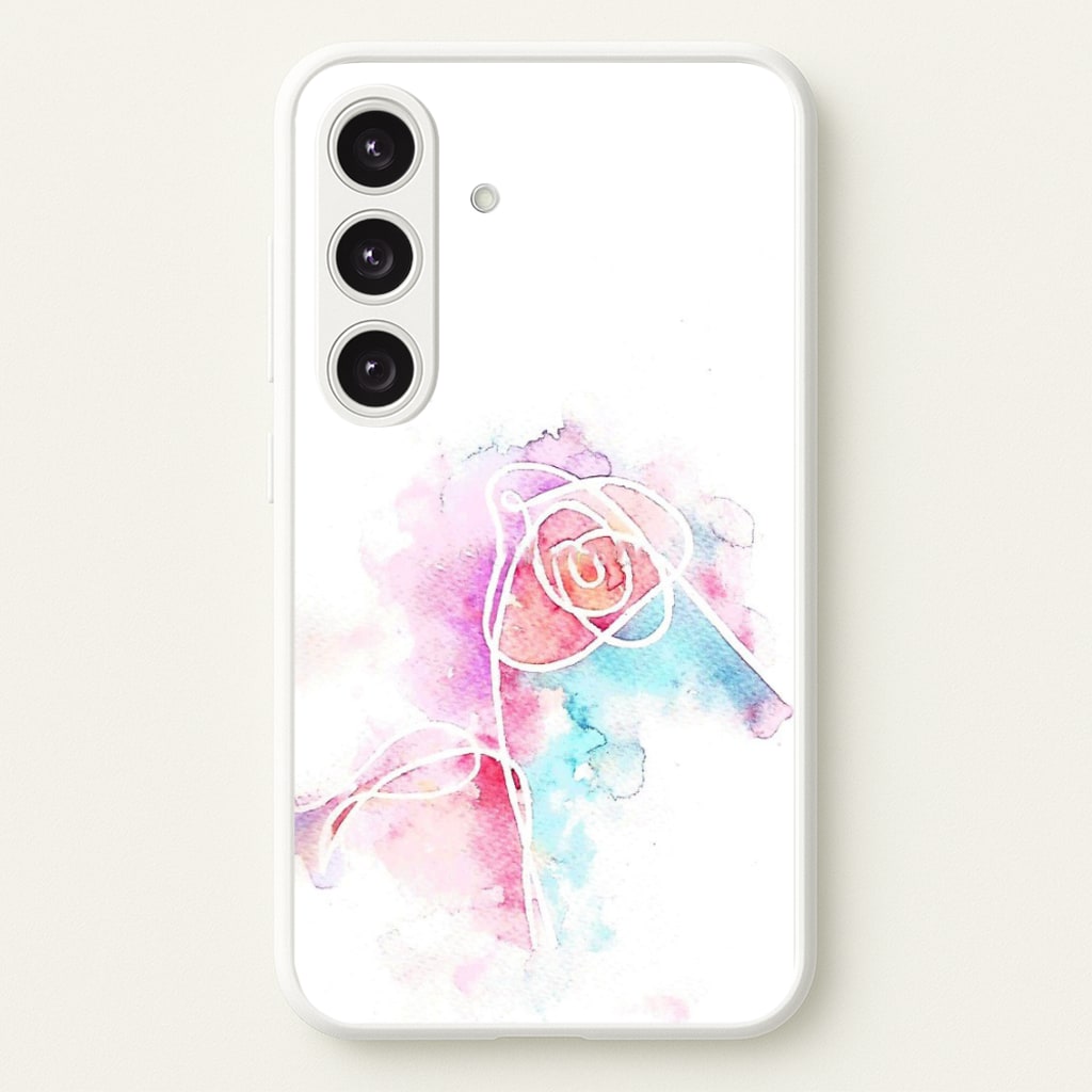 K-Pop Band Love Yourself Watercolour Painting - Phone Case for Galaxy S24 Plus