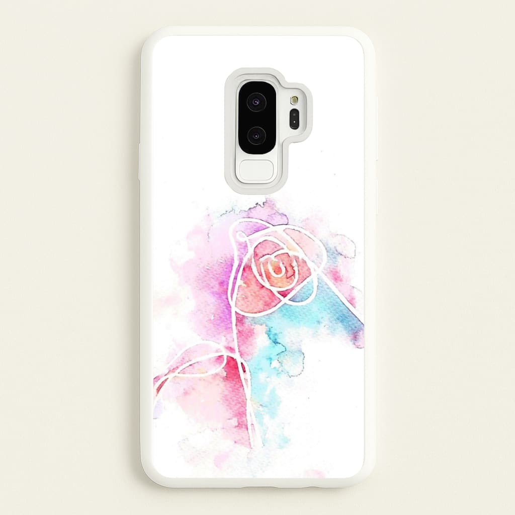 K-Pop Band Love Yourself Watercolour Painting - Phone Case for Galaxy S9 Plus