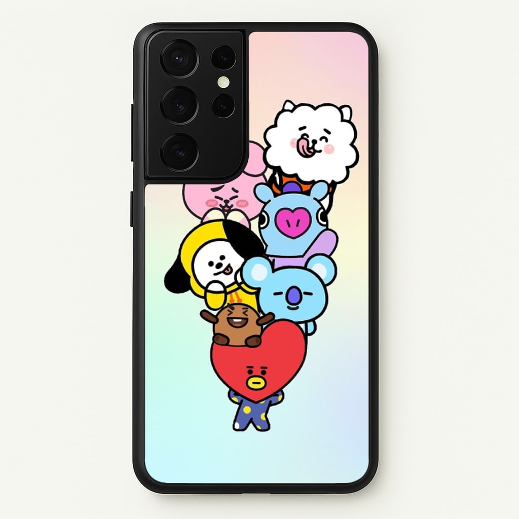 Pastel BT21 - K Pop - Phone Case for Galaxy S21 Ultra