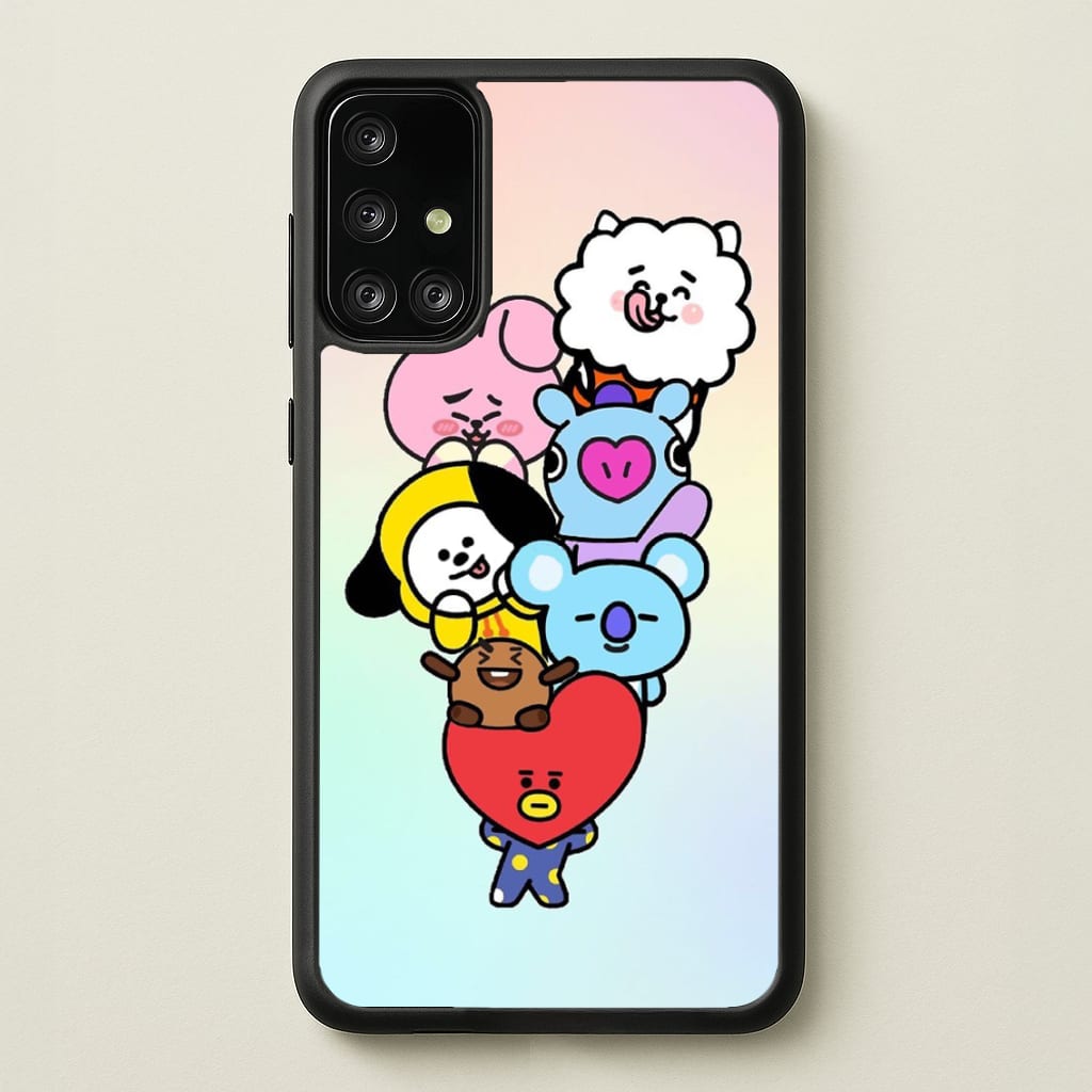 Pastel BT21 - K Pop - Phone Case for Galaxy A71