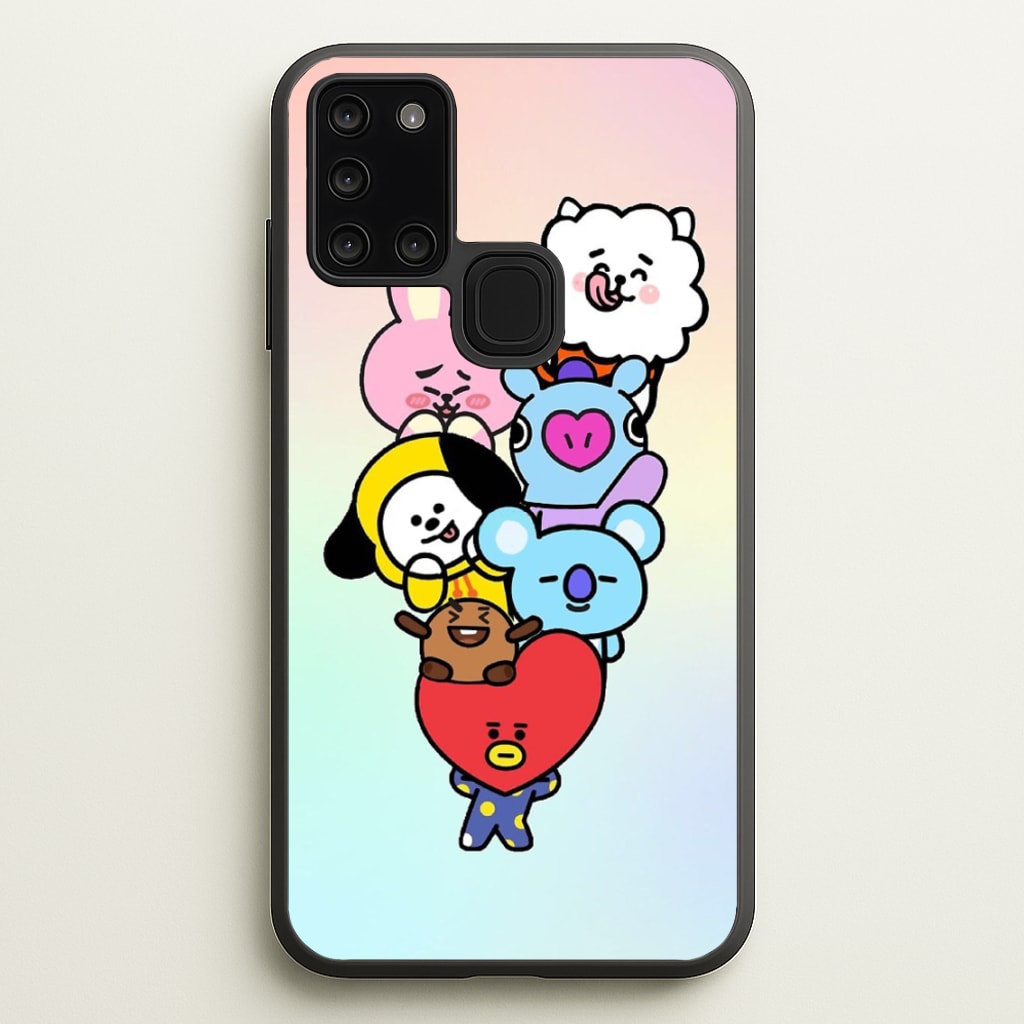 Pastel BT21 - K Pop - Phone Case for Galaxy A21s